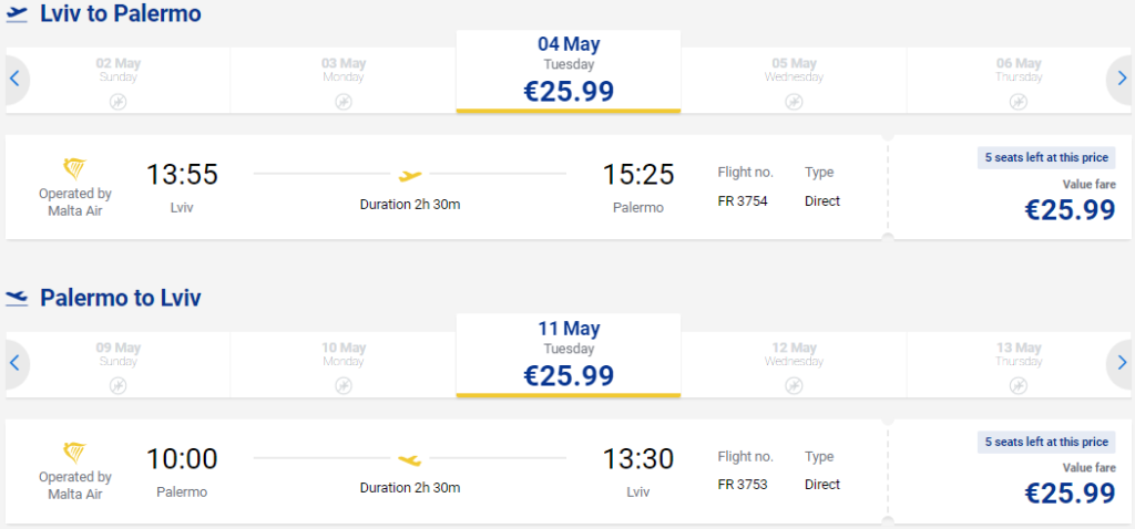 Ryanair открывает еще 5 рейсов из Львова в Италию!