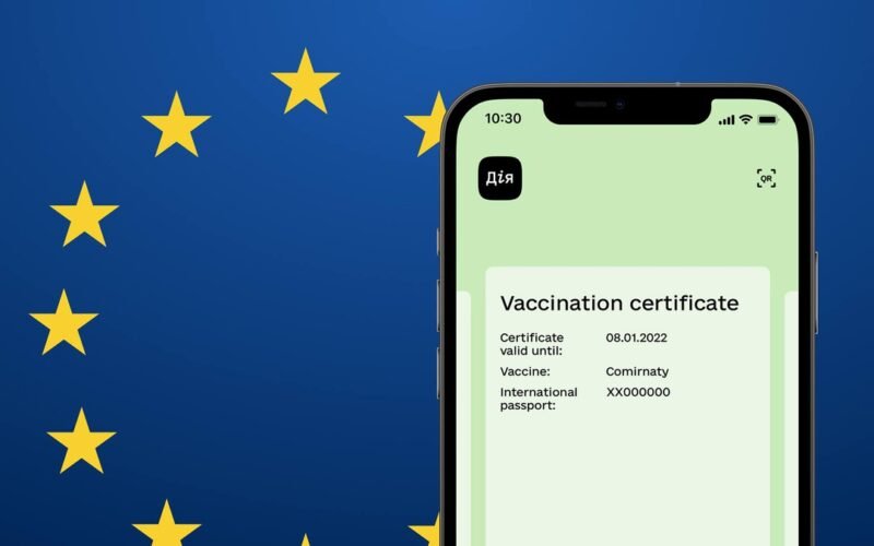 ЕС признал украинские COVID-сертификаты в приложении "Дия"