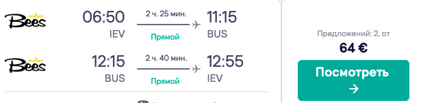 Bees Airline: авиабилеты в Батуми из Киева за 64€ туда-обратно!