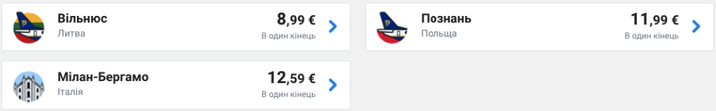 Ryanair: распродажа билетов с 40% скидкой!