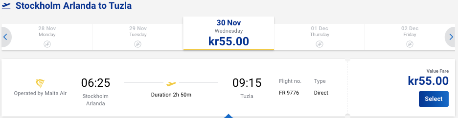 Ryanair: хелловінський розпродаж квитків від €5