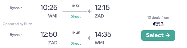 Авіа Варшава — Хорватія всього від €49 туди й назад!
