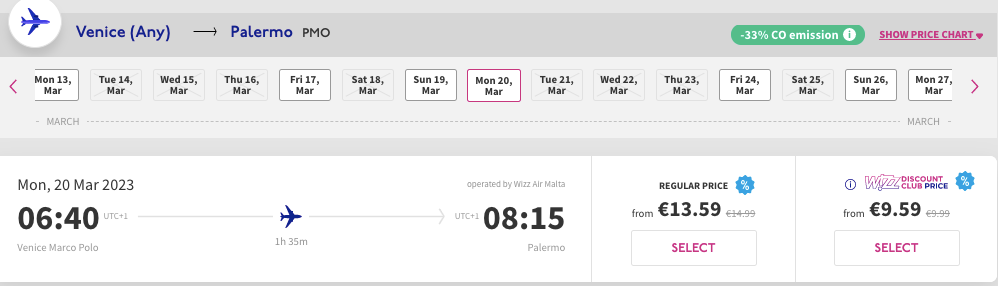Wizz Air: розпродаж квитків на обрані рейси з 20% знижкою!
