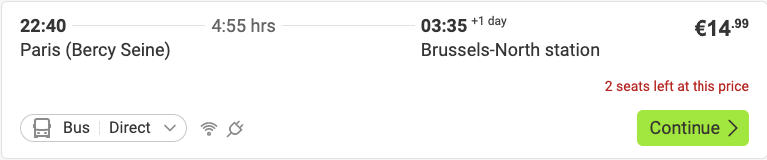 Брюссель та Париж в одній подорожі з Берліна всього за €66