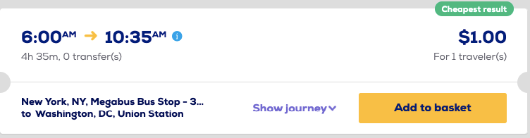 Megabus: розпродаж квитків на автобуси США від !