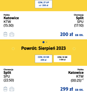 Чартер: Польща — Хорватія від €112 туди й назад!