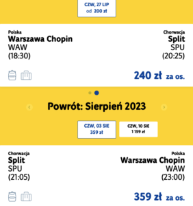 Чартер: Польща — Хорватія від €112 туди й назад!