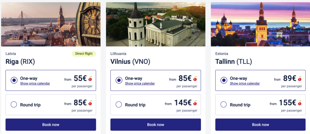 AirBaltic запускает большую распродажу билетов