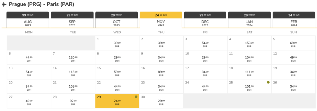 Vueling: распродажа авиа по Европе от €9!