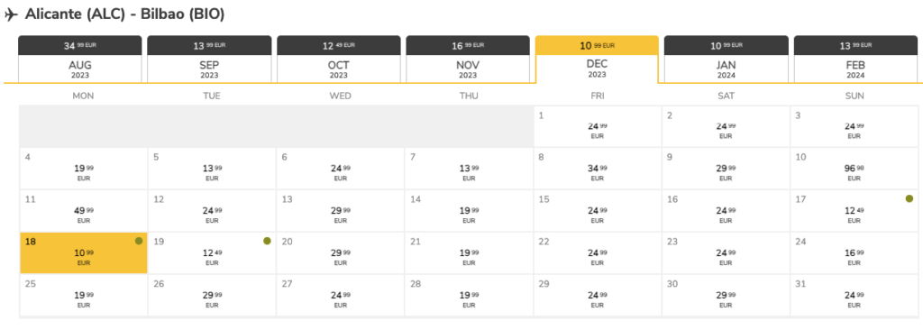 Vueling: распродажа авиа по Европе от €9!