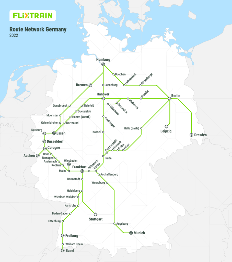 FlixTrain: распродажа билетов на поезда по Германии всего от €3!