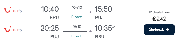 Авіа з Брюсселю до Домінікани всього за €242 в обидва боки!