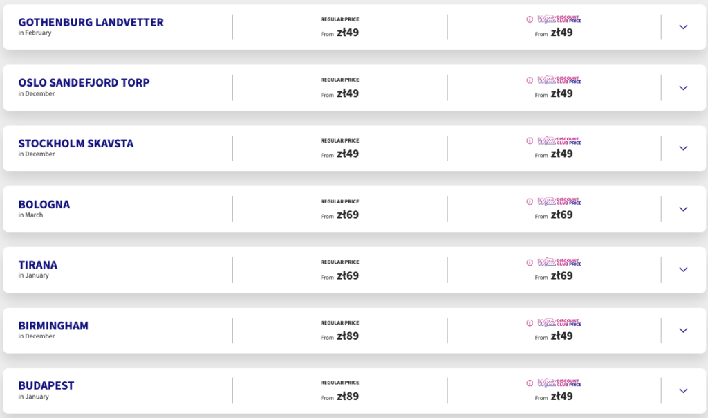 Wizz Air: распродажа билетов по Европе от €11!