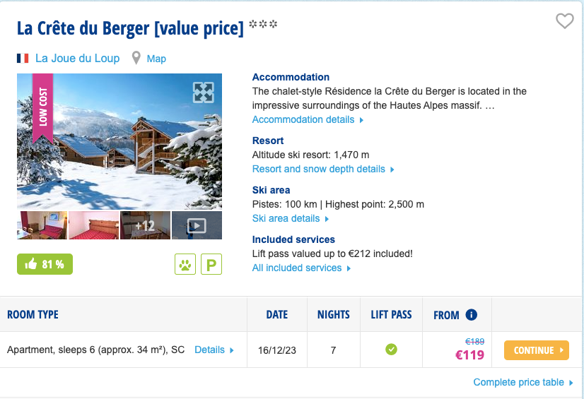 SnowTrex: горнолыжный отдых в Европе + скипас от €119 на 7 ночей!