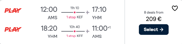 PLAY дешеві авіаквитки з Амстердаму в Торонто від €209 в обидва боки!
