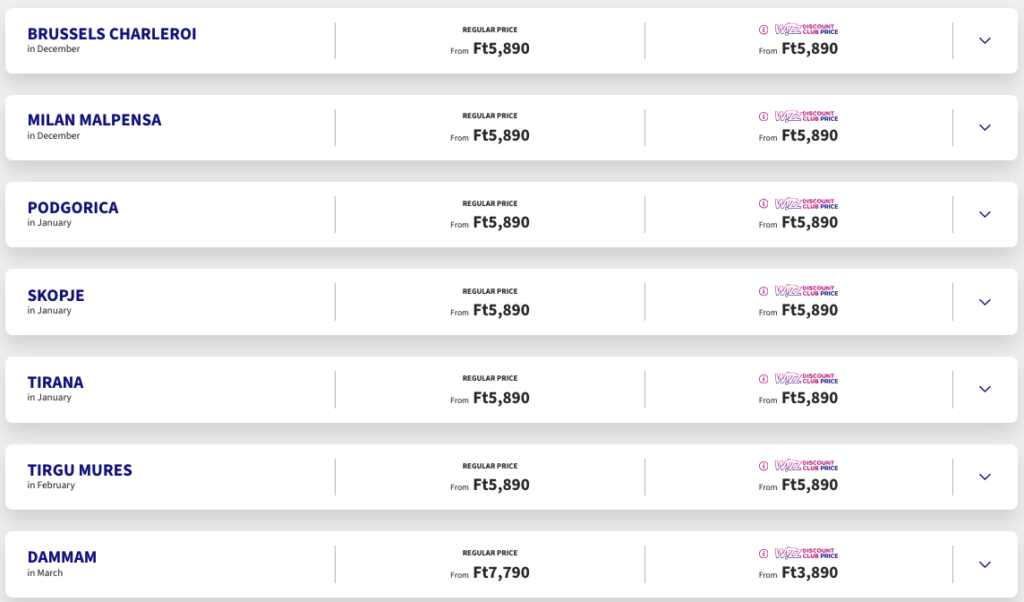 Wizz Air: розпродаж квитків з по Європі від €15!