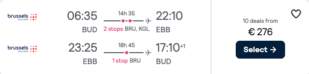 Дешевые авиабилеты из Будапешта в Уганду за 276 евро в обе стороны!