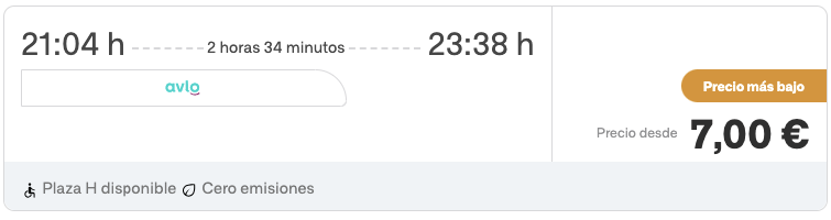 Розпродаж квитків на потяги в Іспанії, квитки на популярні напрямки від €7!