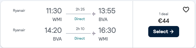 Авіаквитки до Парижу з Варшави від €44!