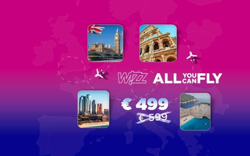 Wizz Air предлагает купить проездной на год