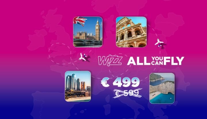 Wizz Air пропонує придбати проїзний на рік