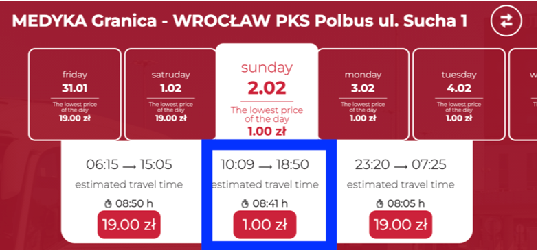 Распродажа от Neobus автобусные билеты по Польше всего за 1 злотый!