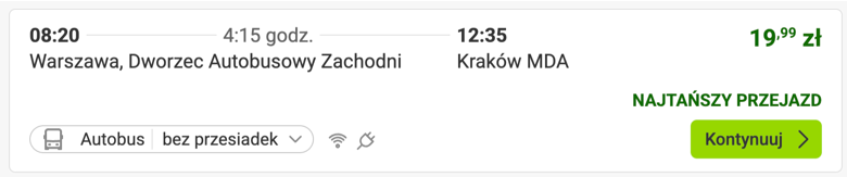 FlixBus: розпродаж квитків по Польщі за 20 злотих в інші країни за 70 злотих