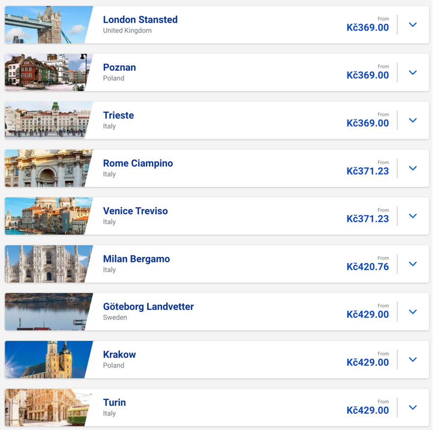 Ryanair: швидкий розпродаж квитків від €15