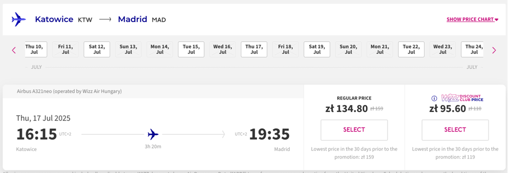 Wizz Air: швидкий розпродаж квитків від €14!