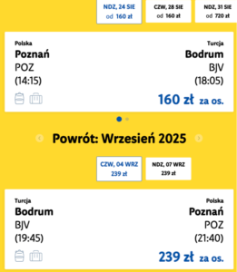 Чартер: Польща — Бодрум за €94 туди й назад!