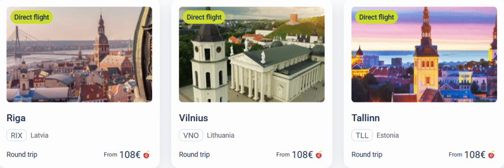 AirBaltic запускає новий розпродаж квитків