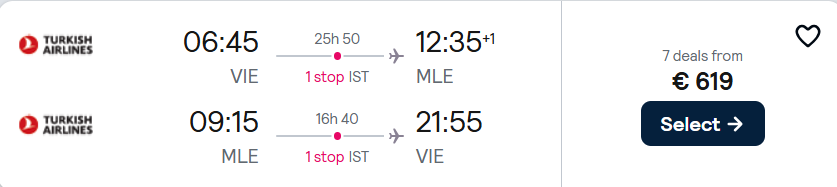 Мальдіви від €586 туди-назад: час пакувати валізи!