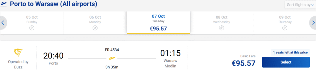 Ryanair відкриває нові прямі рейси до Португалії: з Варшави, Кракова та інших міст Європи