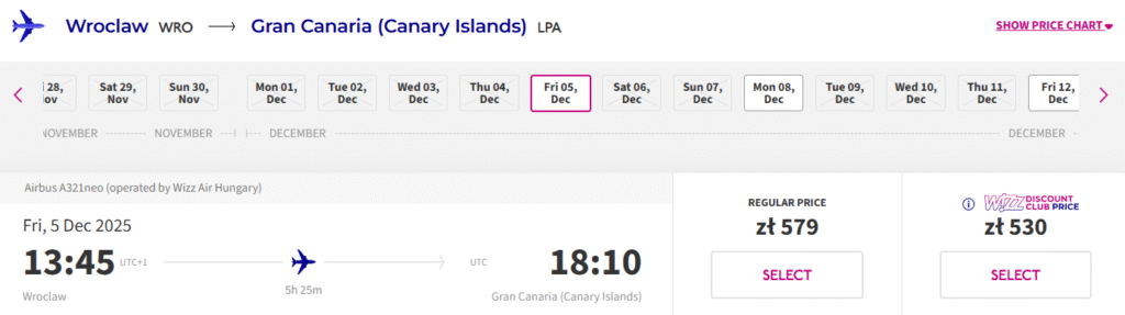 Wizz Air відкриває нові рейси з Вроцлава