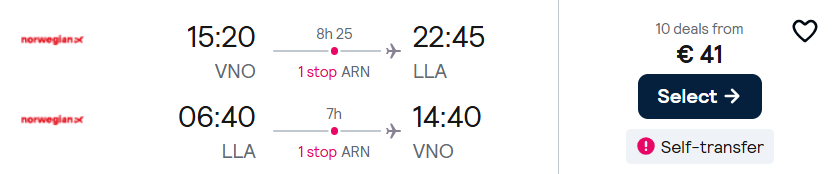 Дешеві рейси до Шведської Лапландії: з Риги та Вільнюса до Лулео від €38