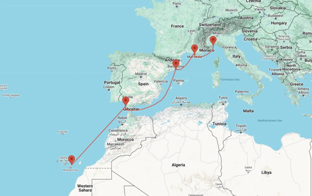 Від Марселя до Канарських островів: шість днів у морі, де народжується свобода за 289€