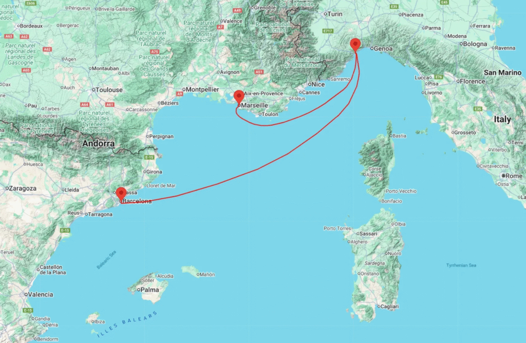 3-денний круїз з Барселони до Марселя за 99 євро (3 дні)