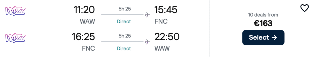 Дешеві квитки з Варшави на Мадейру – від €159 у два боки