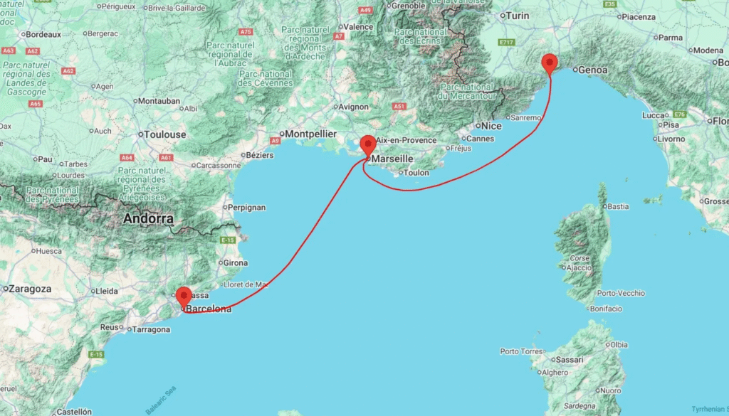 4-денний круїз Італія/Франція/Іспанія лише за €179!