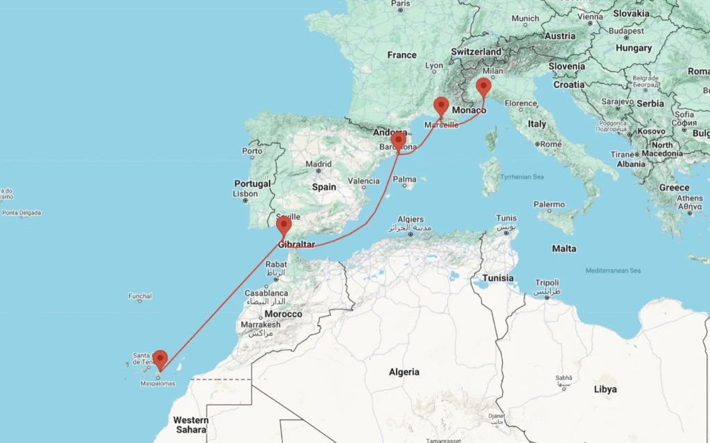 7-денний круїз з Савони на Гран-Канарію за 299 євро !