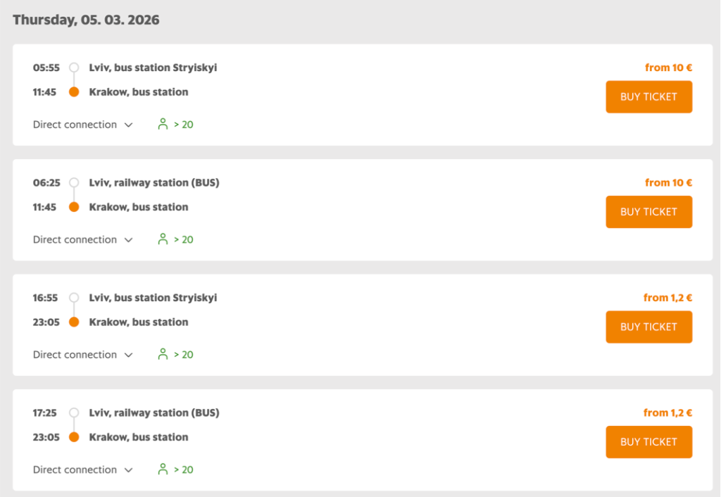 Leo Express відновлює рейс: Львів – Краків – Прага, квитки від 1,2 євро!