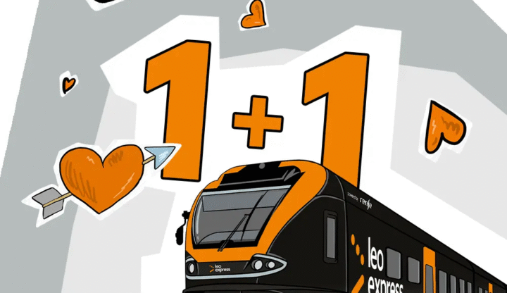 Leo Express акція 1+1: Львів – Краків від €0,6, Львів – Прага від €2,3!