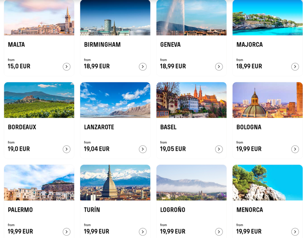 Vueling: розпродаж авіа по Європі від €10!