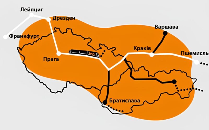 Leo Express запускає один із найдовших залізничних маршрутів у Європі від кордону з Україною
